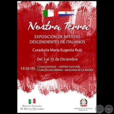 Nostra Terra - Exposicin de Artistas Descendientes de Italianos - 3 al 15 de Diciembre de 2018